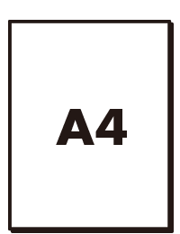 厚紙フライヤー A4サイズ
